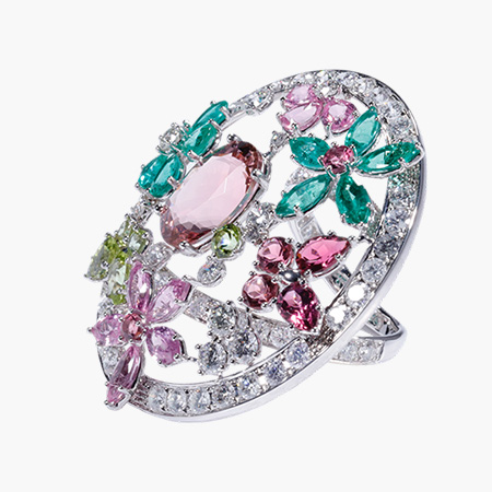 Paradise Bloom Rubylite Ring
